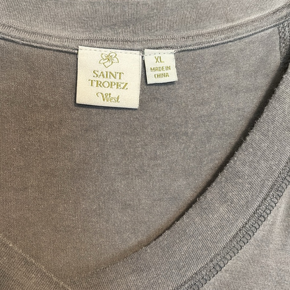 Women's Gray and Green Tops - Picture 3 of 8